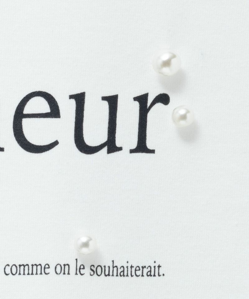 HusHusH  パール使いプリントドルマンTシャツ レディース メール便 対応商品商品画像-31