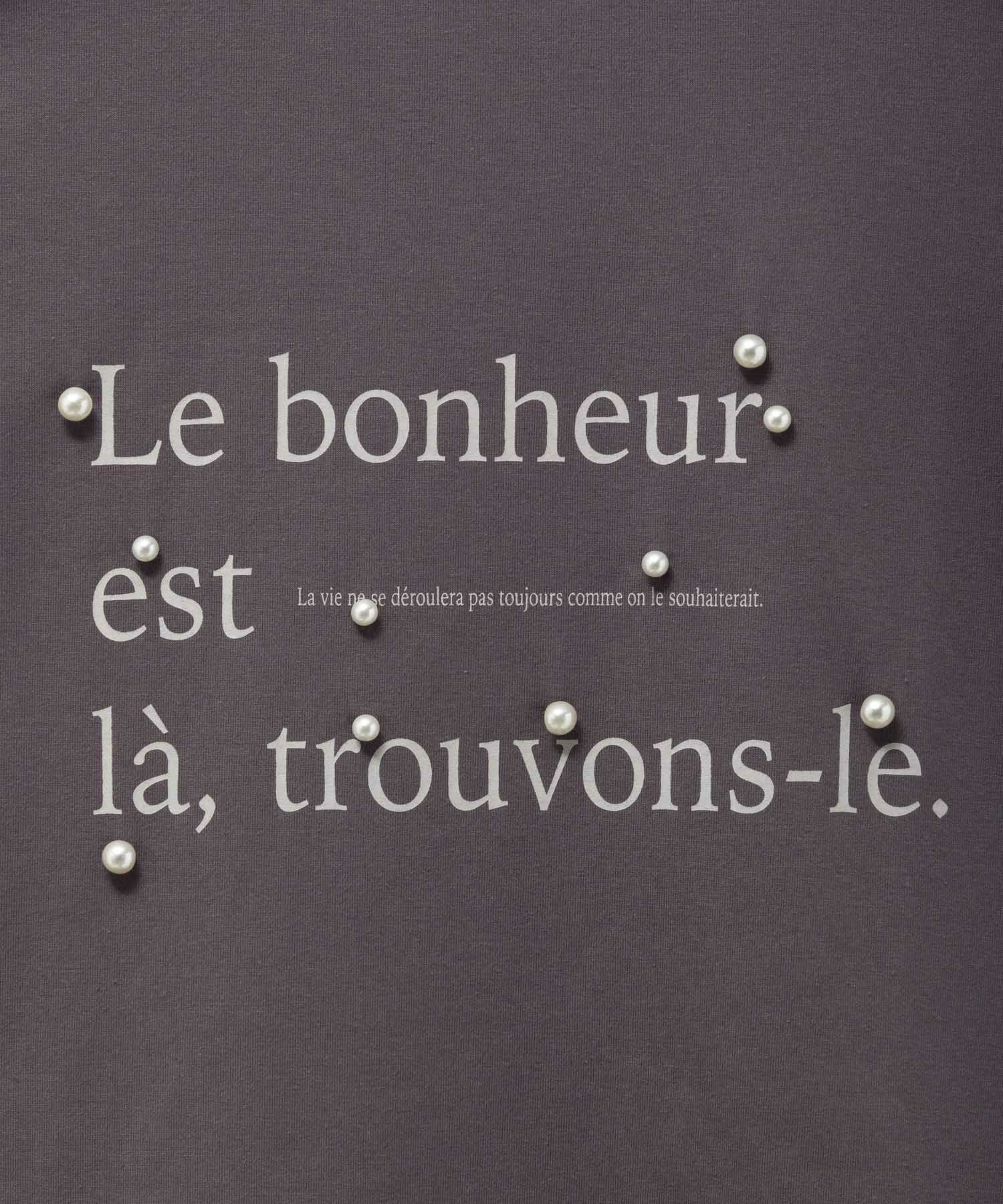 HusHusH パール使いプリントドルマンTシャツ レディース ネコポス 対応商品