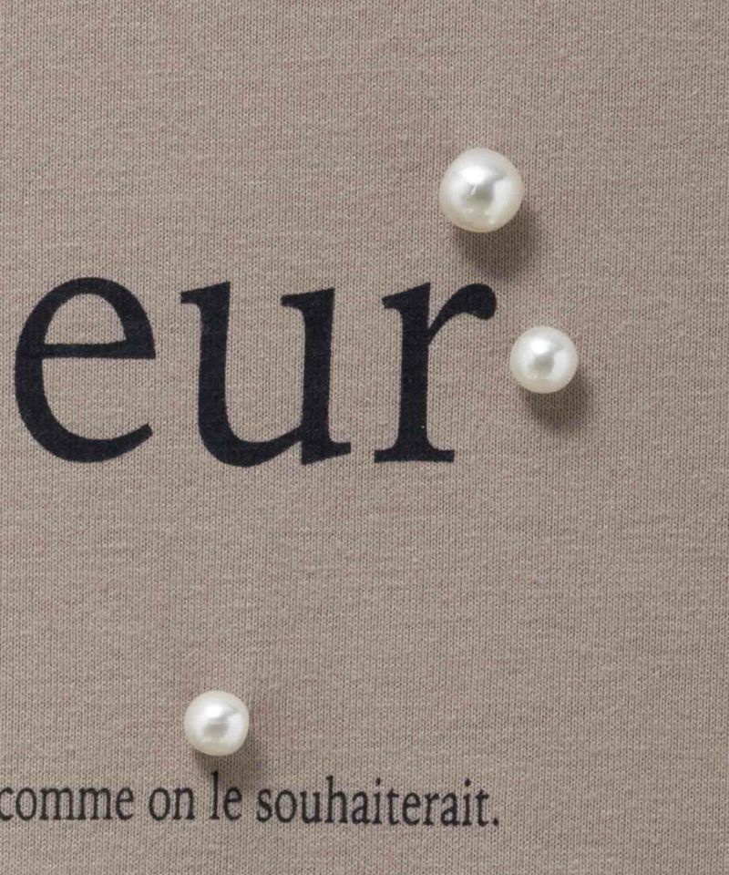 HusHusH  パール使いプリントドルマンTシャツ レディース メール便 対応商品商品画像-36