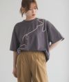 HusHusH コード刺繍Tシャツ レディース ネコポス 対応商品