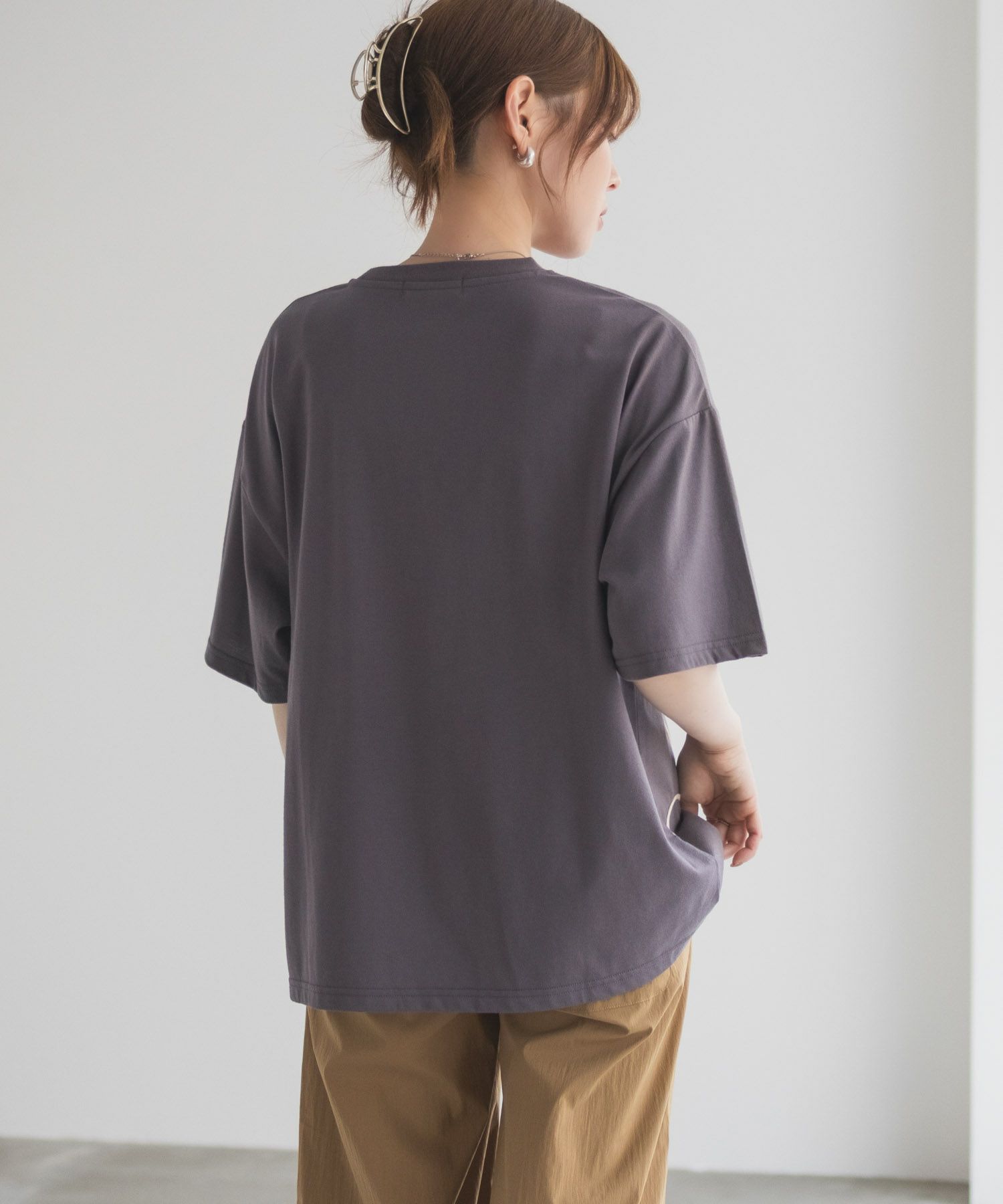 HusHusH コード刺繍Tシャツ レディース ネコポス 対応商品