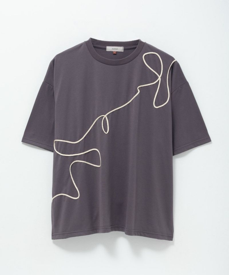 HusHusH  コード刺繍Tシャツ レディース メール便 対応商品商品画像-21