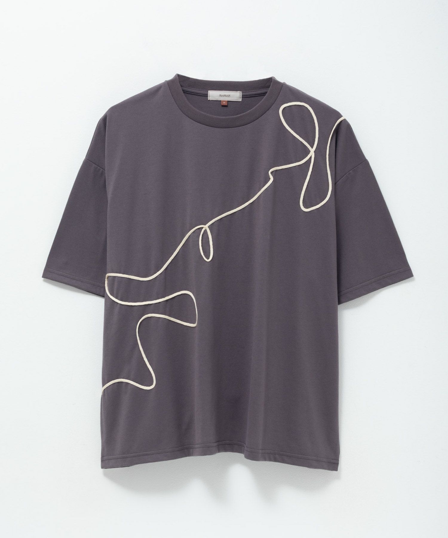 HusHusH コード刺繍Tシャツ レディース ネコポス 対応商品