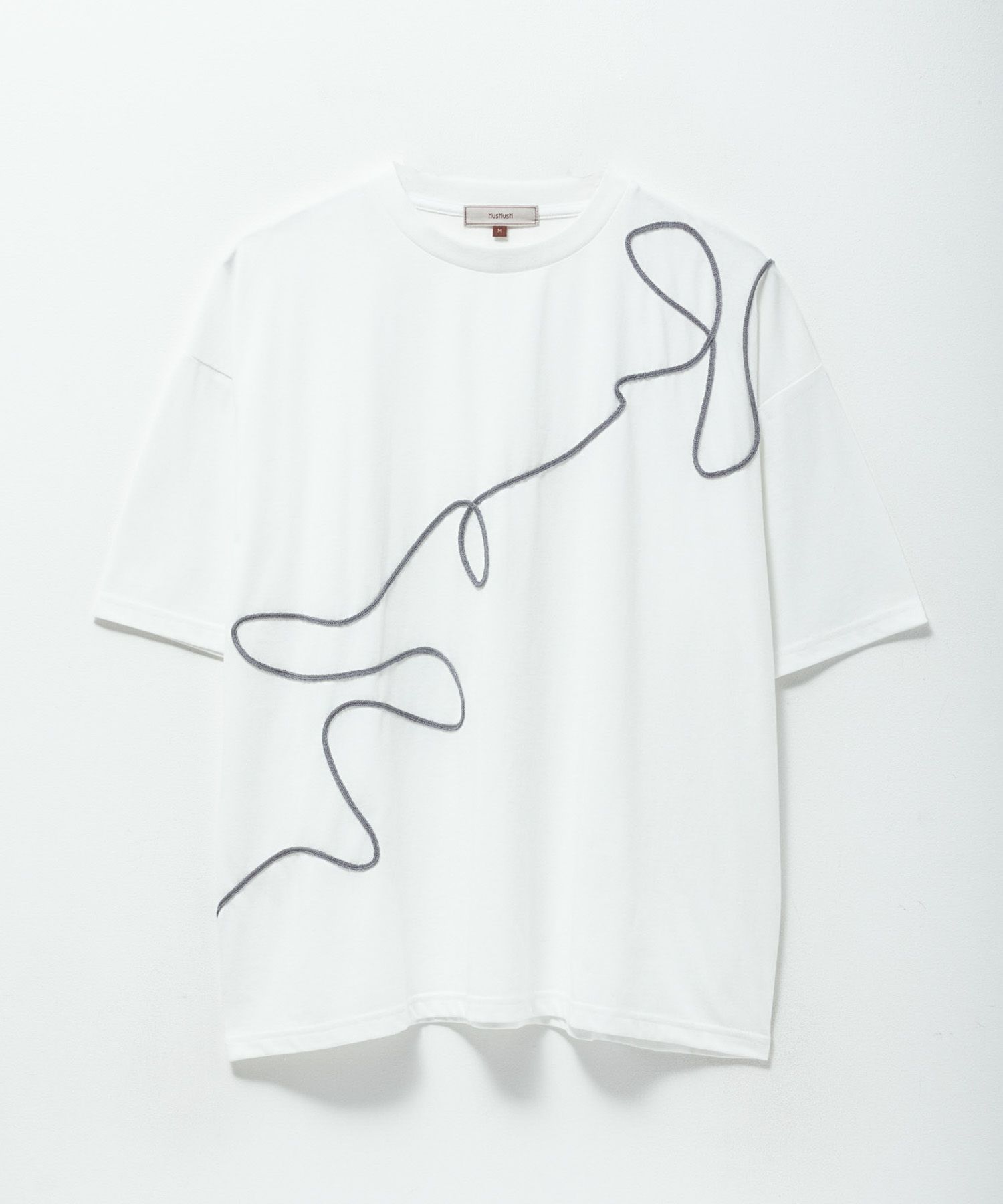 HusHusH  コード刺繍Tシャツ レディース メール便 対応商品商品画像-23