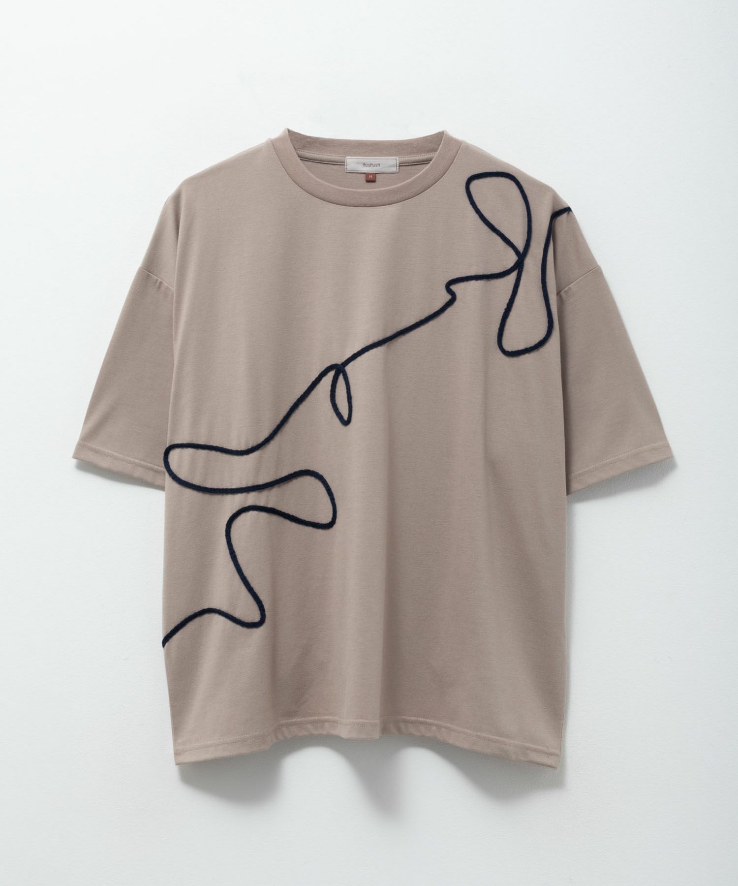 HusHusH  コード刺繍Tシャツ レディース メール便 対応商品商品画像-25