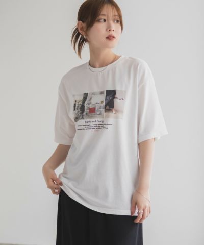 [値下げ]HusHusH  フォトプリントTシャツ レディース ネコポス 対応商品