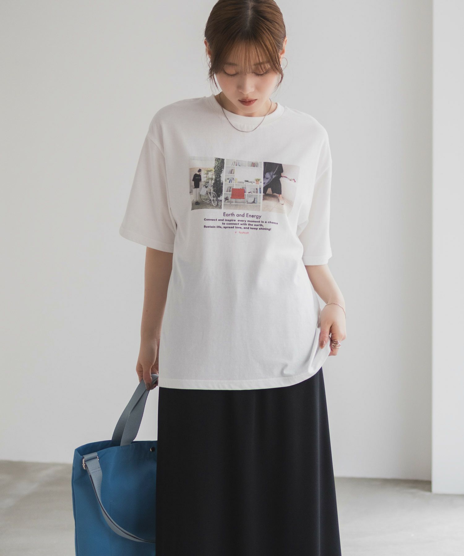 HusHusH  フォトプリントTシャツ レディース メール便 対応商品商品サムネイル-5