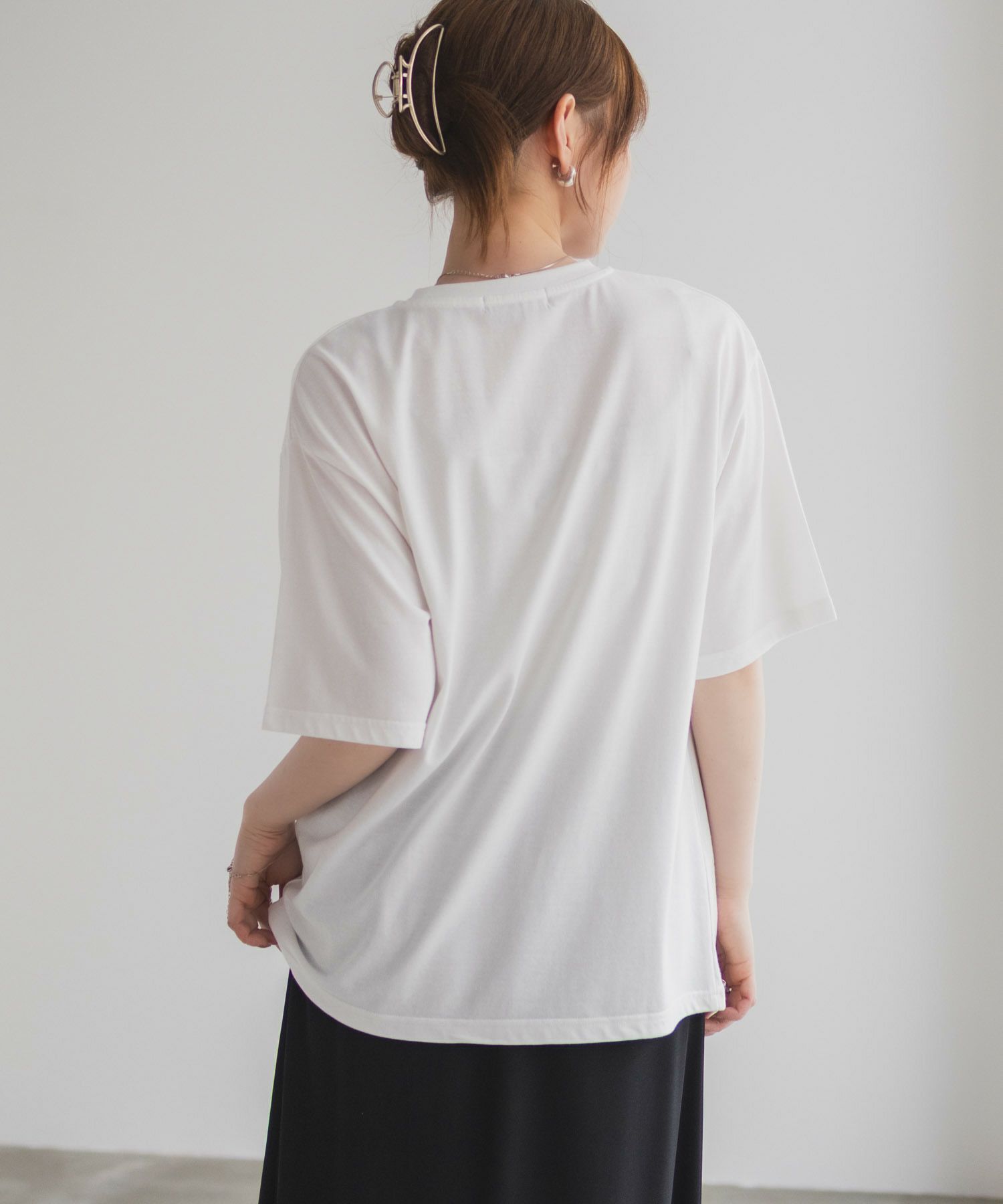 HusHusH  フォトプリントTシャツ レディース メール便 対応商品商品画像-8