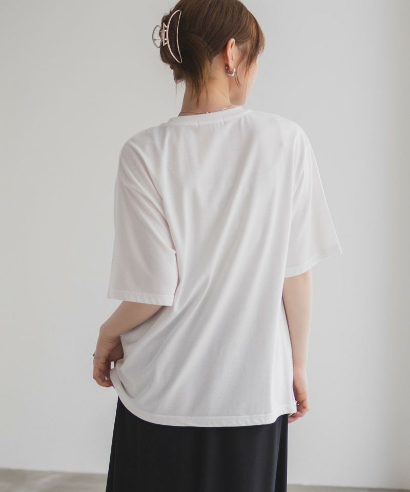 HusHusH  フォトプリントTシャツ レディース メール便 対応商品商品画像-8