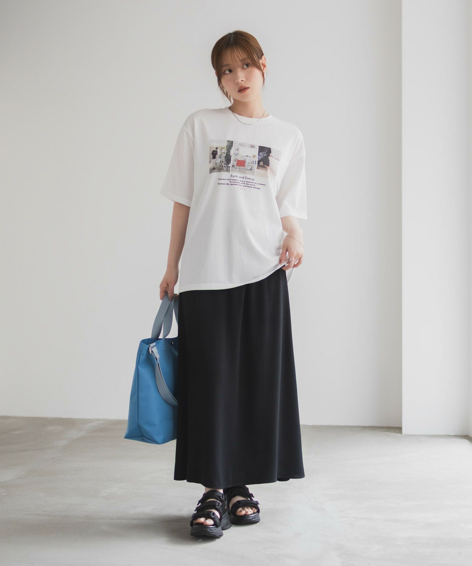 HusHusH  フォトプリントTシャツ レディース メール便 対応商品商品画像-9