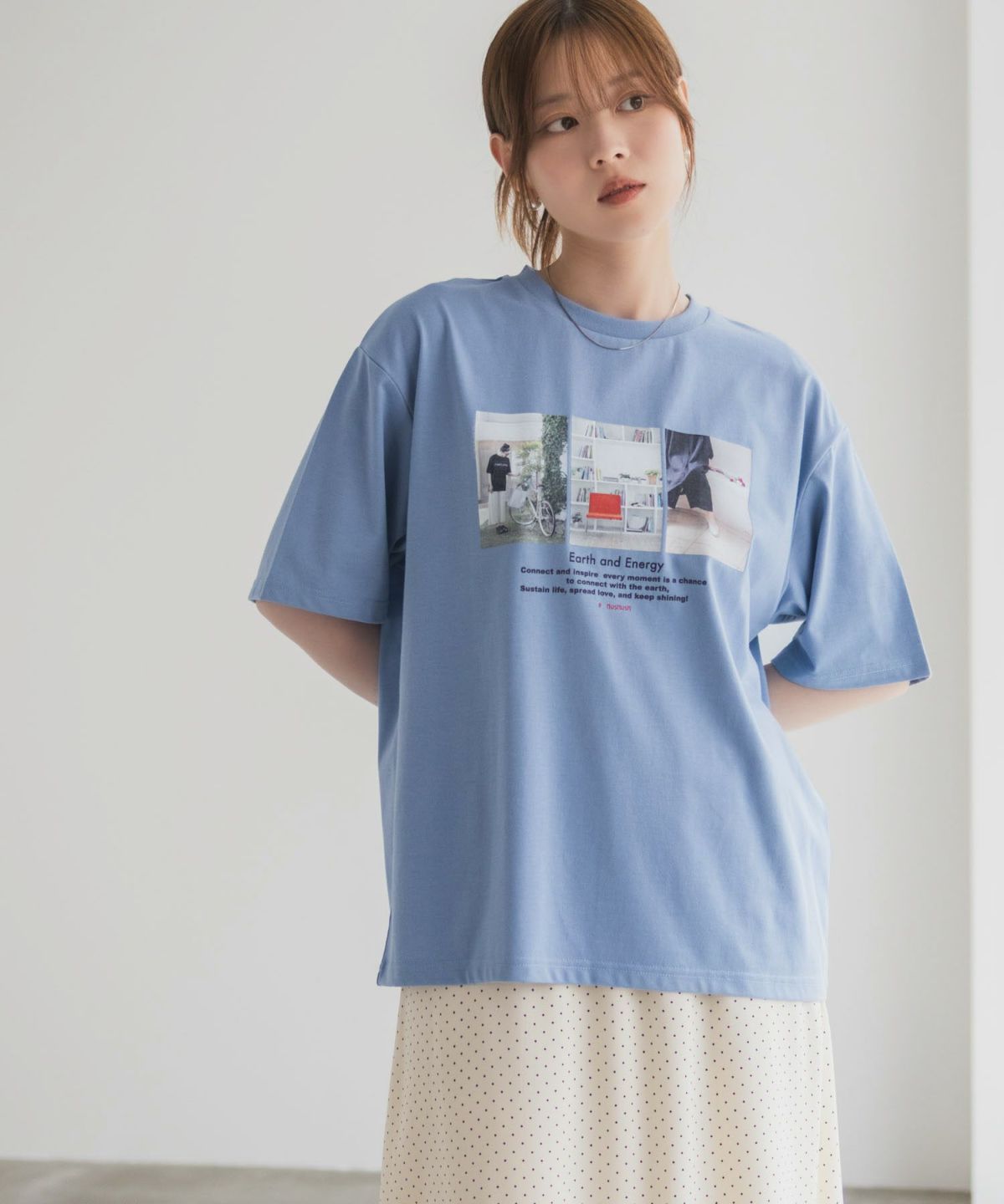 HusHusH フォトプリントTシャツ レディース ネコポス 対応商品