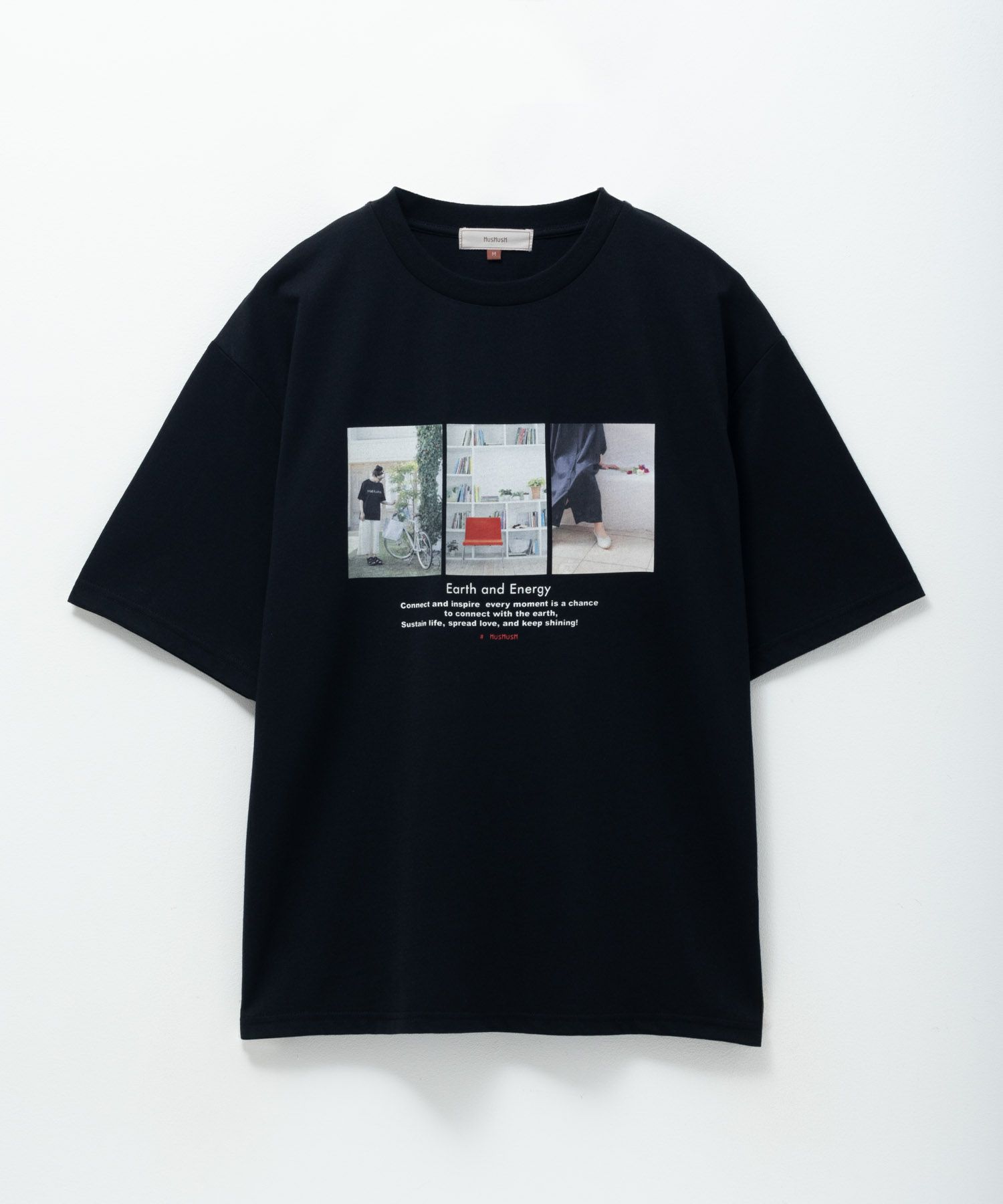 HusHusH フォトプリントTシャツ レディース ネコポス 対応商品