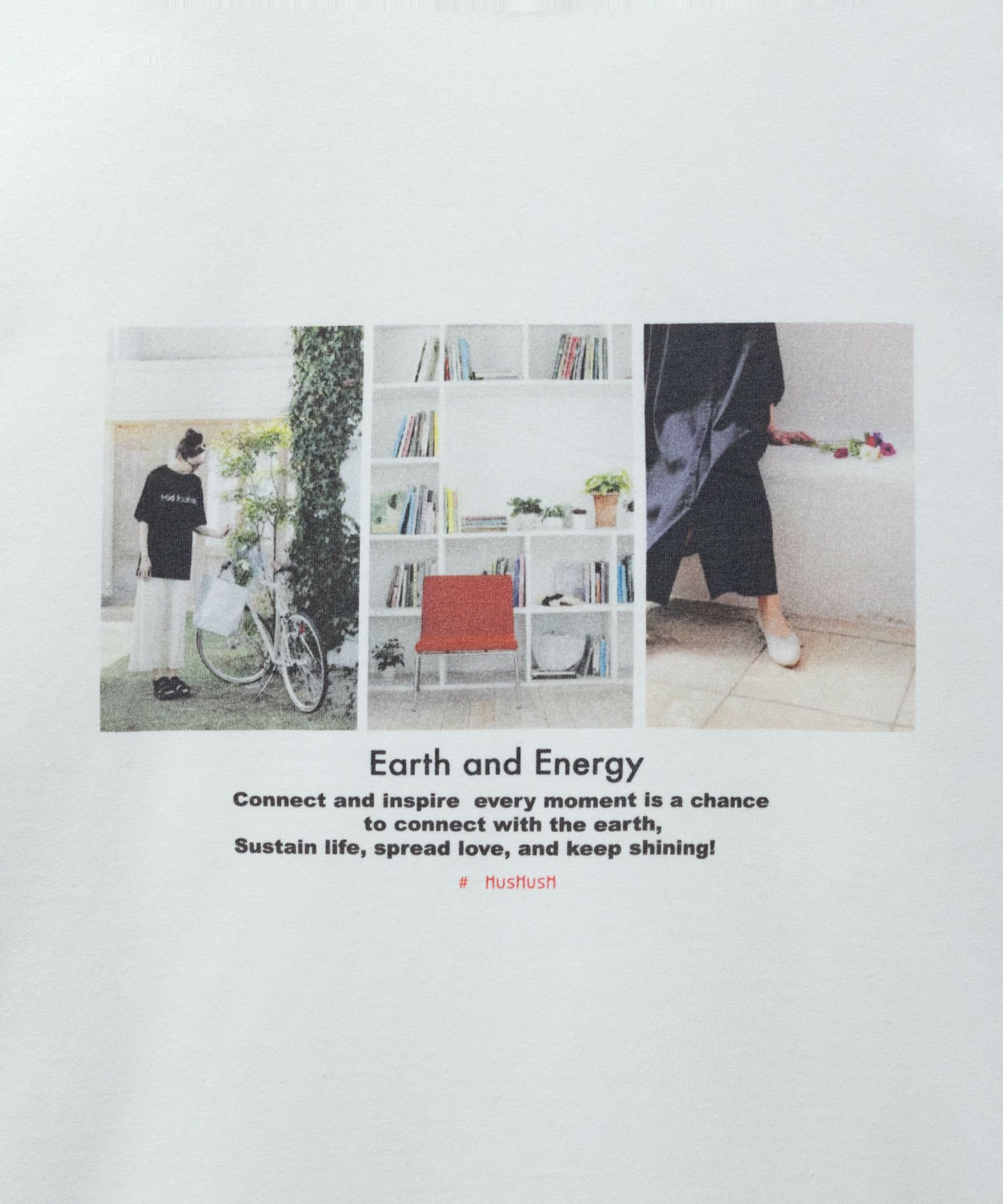 HusHusH フォトプリントTシャツ レディース ネコポス 対応商品
