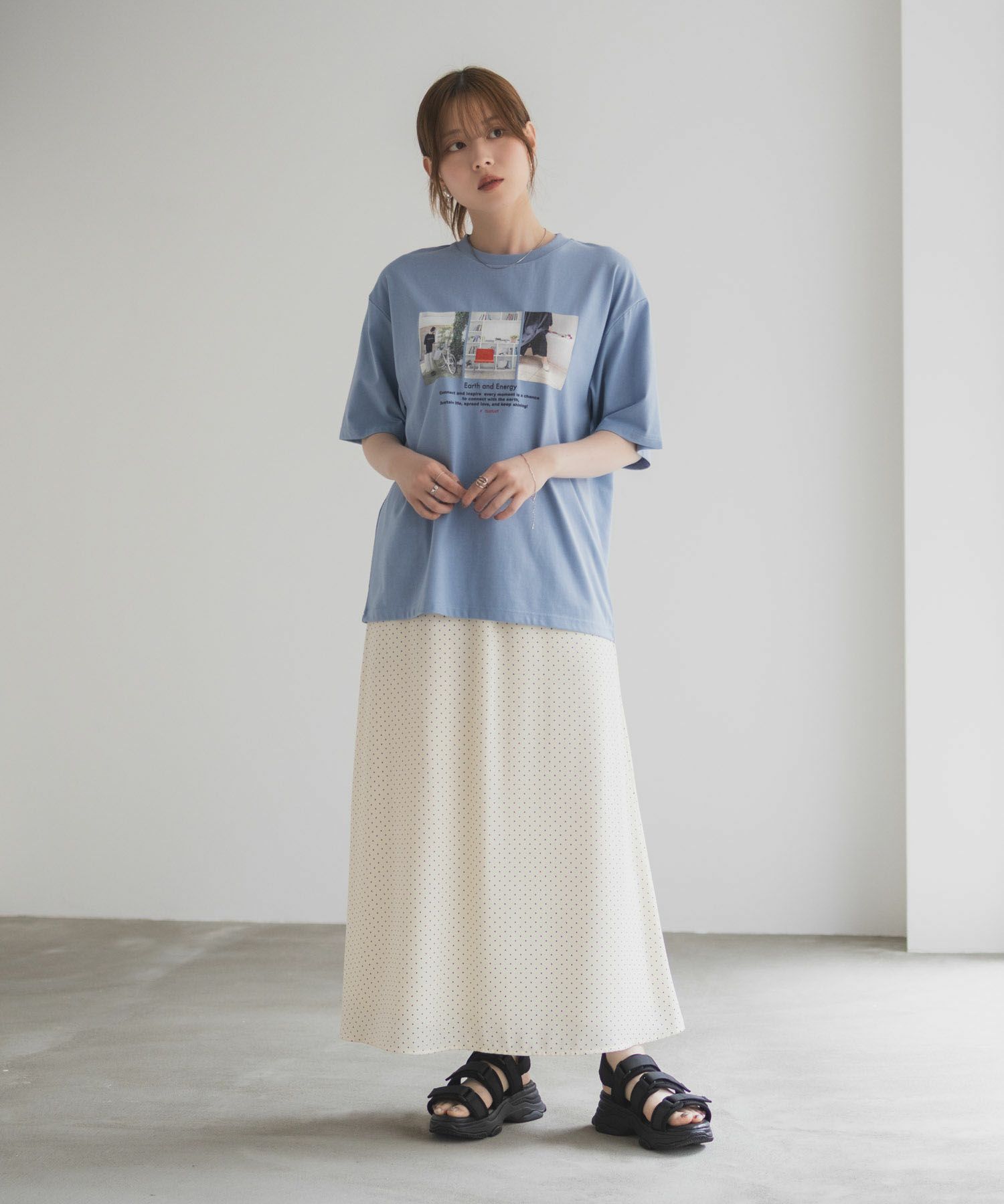 HusHusH  フォトプリントTシャツ レディース メール便 対応商品商品画像-27