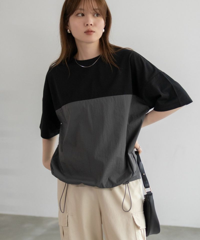 nAvy  切替ドロストプルオーバー レディース メール便 対応商品商品画像-1