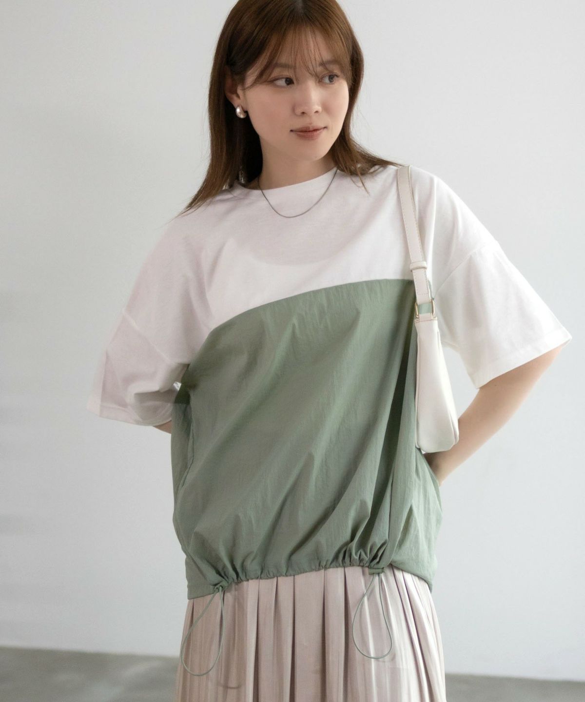 nAvy 切替ドロストプルオーバー レディース ネコポス 対応商品