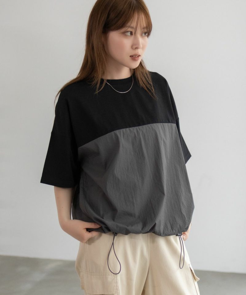 nAvy  切替ドロストプルオーバー レディース メール便 対応商品商品画像-6