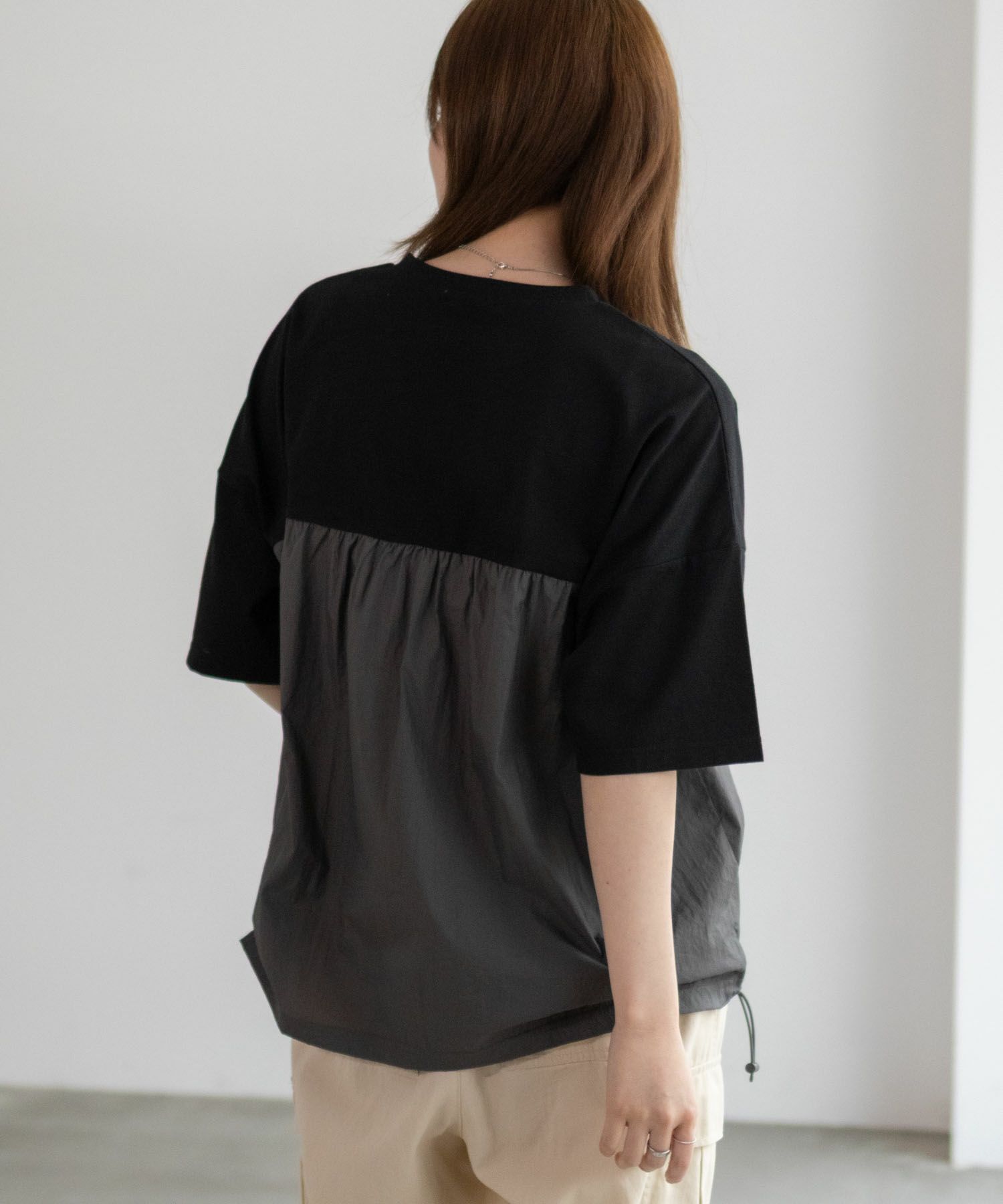 nAvy 切替ドロストプルオーバー レディース ネコポス 対応商品