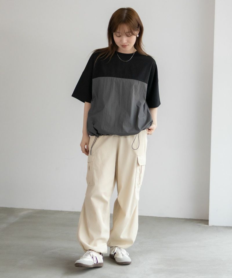 nAvy  切替ドロストプルオーバー レディース メール便 対応商品商品画像-9