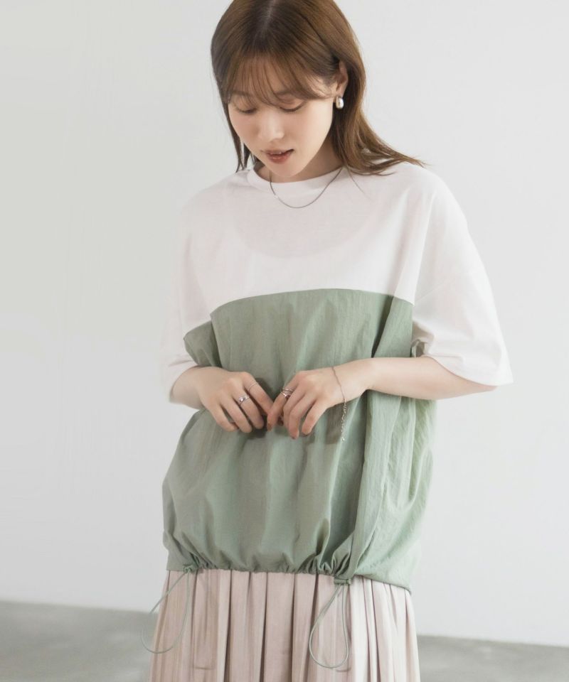 nAvy  切替ドロストプルオーバー レディース メール便 対応商品商品画像-10