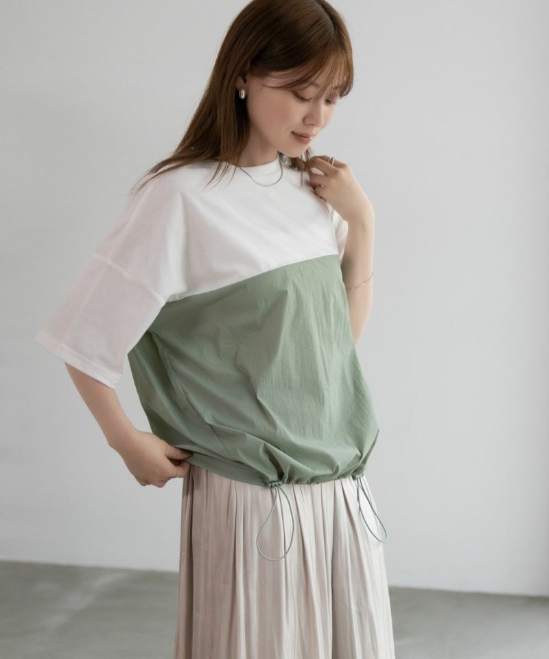 nAvy  切替ドロストプルオーバー レディース メール便 対応商品商品画像-12