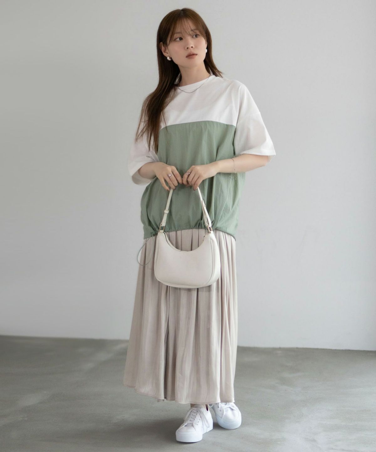 nAvy 切替ドロストプルオーバー レディース ネコポス 対応商品