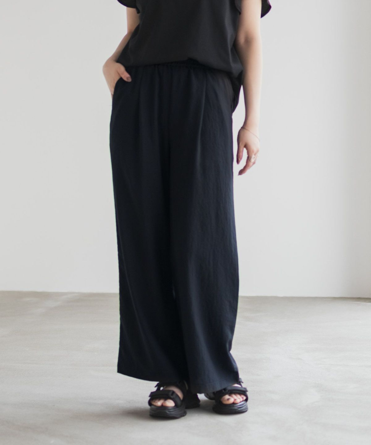 HusHusH ワイドパンツ レディース
