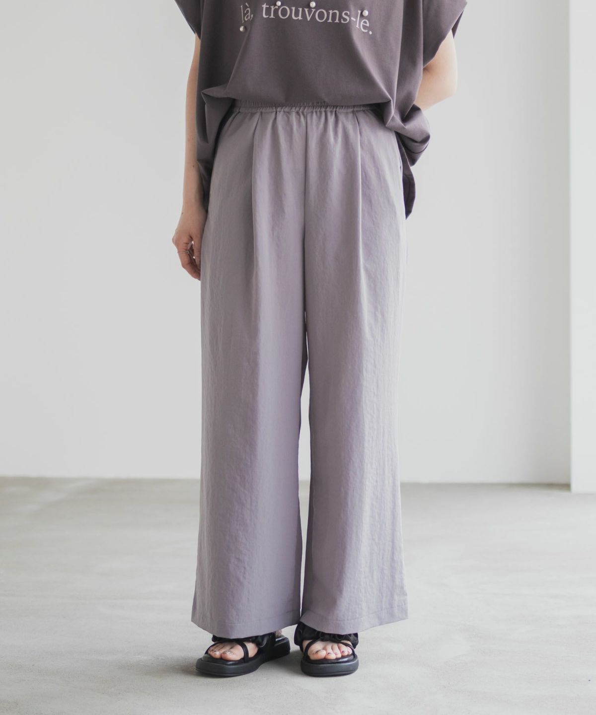 HusHusH ワイドパンツ レディース