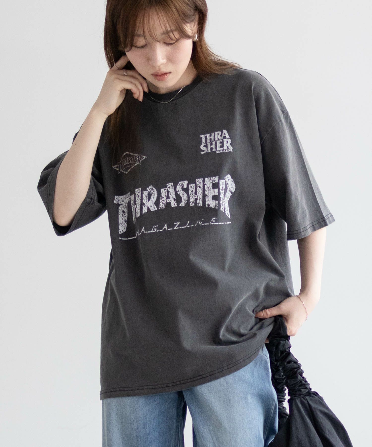 [期間限定価格]THRASHER  ゲームロゴ半袖Tシャツ メンズ メール便 対応商品商品画像-1