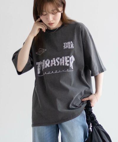 THRASHER  ゲームロゴ半袖Tシャツ メンズ ネコポス 対応商品