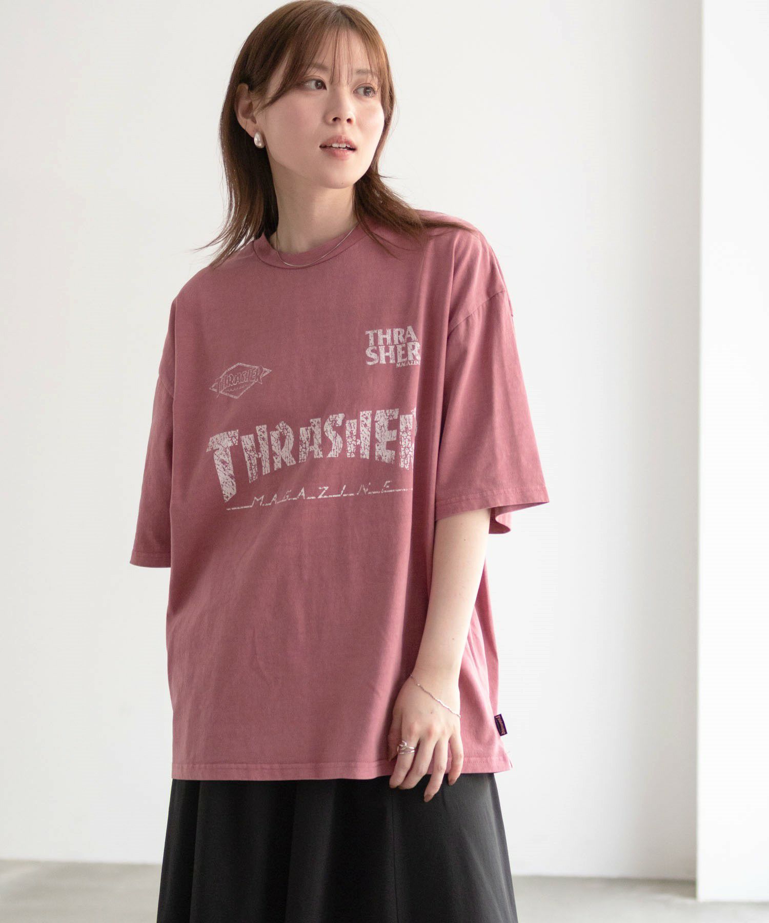 THRASHER  ゲームロゴ半袖Tシャツ メンズ メール便 対応商品商品画像-5