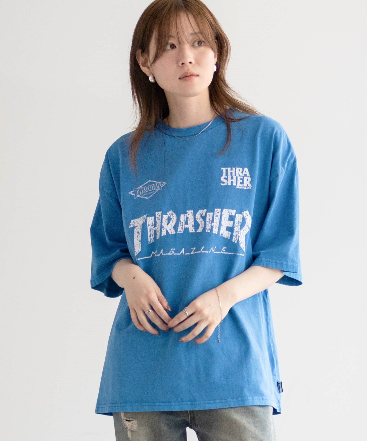 THRASHER ゲームロゴ半袖Tシャツ メンズ ネコポス 対応商品