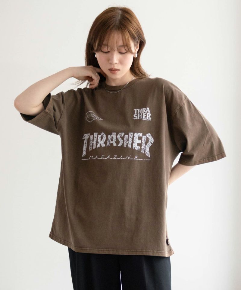 THRASHER  ゲームロゴ半袖Tシャツ メンズ メール便 対応商品商品画像-7