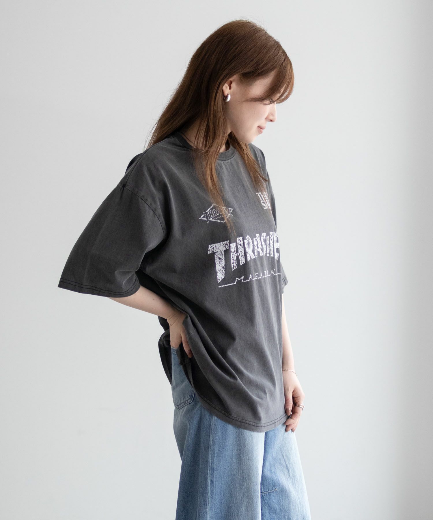 [期間限定価格]THRASHER  ゲームロゴ半袖Tシャツ メンズ メール便 対応商品商品画像-9