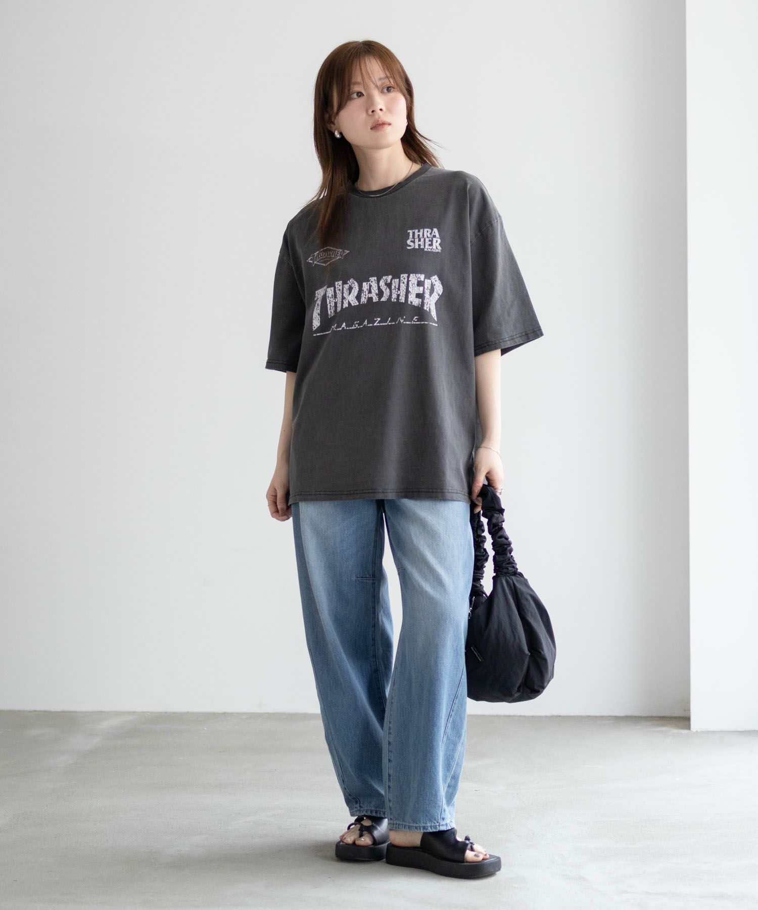 THRASHER ゲームロゴ半袖Tシャツ メンズ ネコポス 対応商品