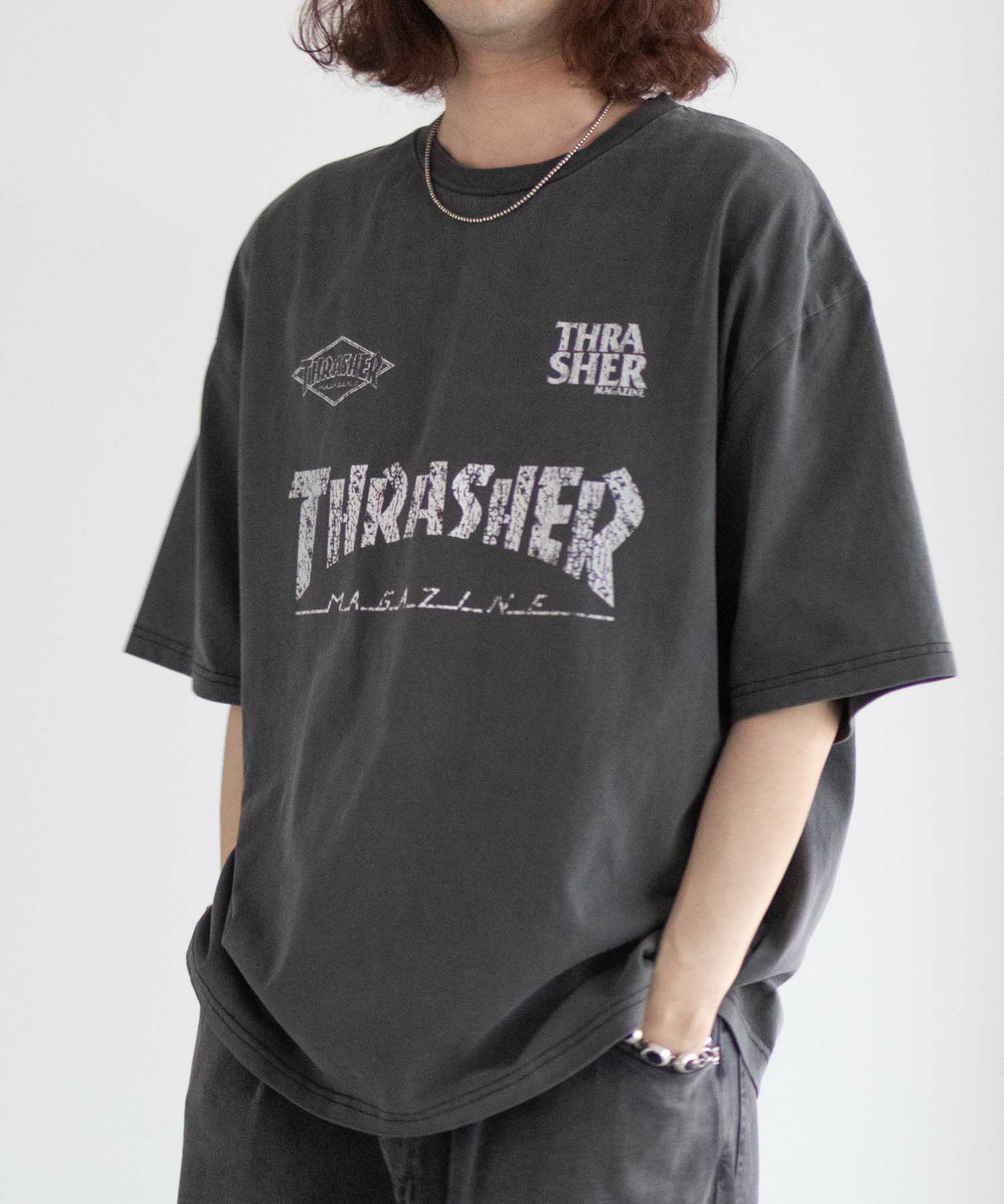 THRASHER  ゲームロゴ半袖Tシャツ メンズ メール便 対応商品商品画像-12