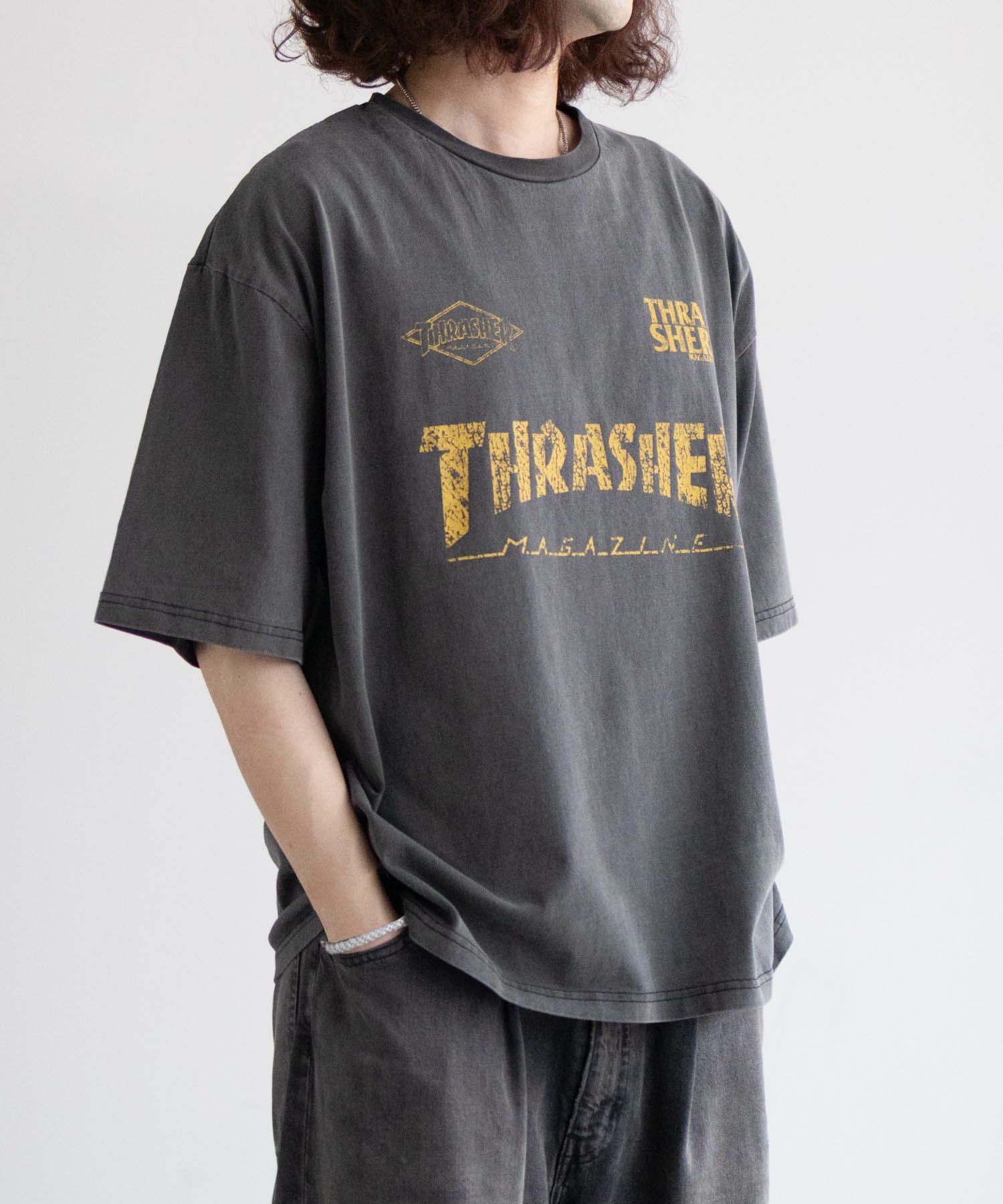 [期間限定価格]THRASHER  ゲームロゴ半袖Tシャツ メンズ メール便 対応商品商品画像-15