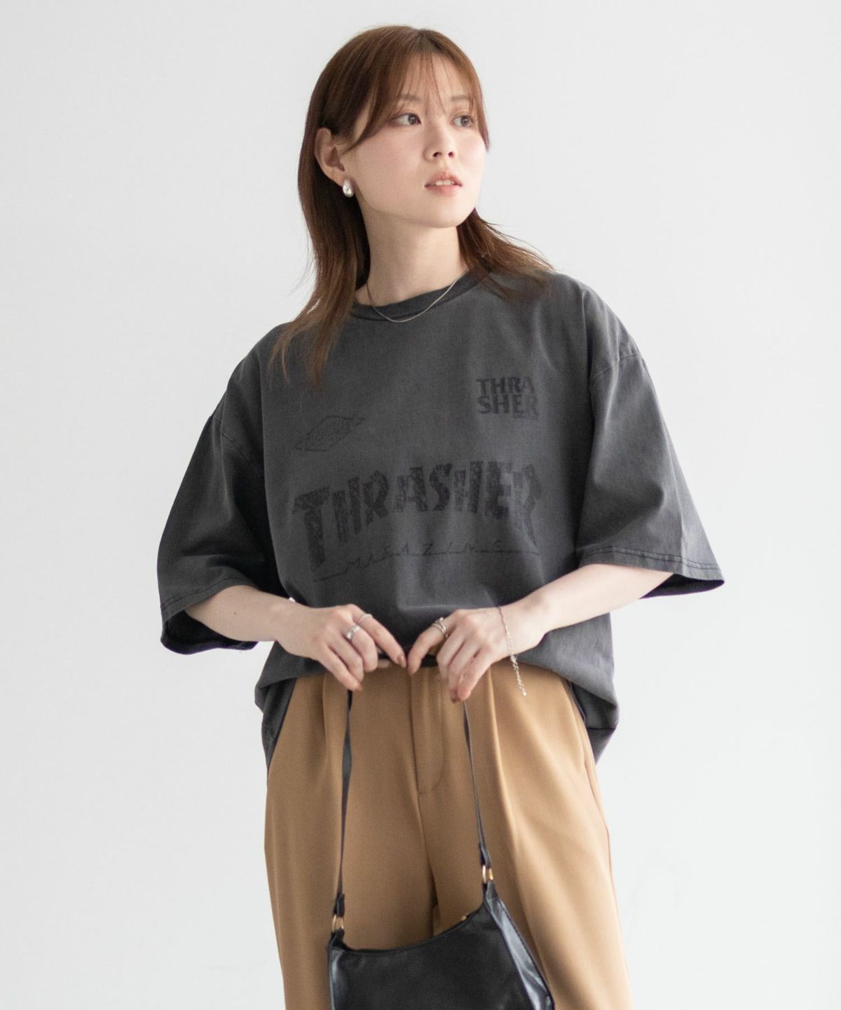 THRASHER ゲームロゴ半袖Tシャツ メンズ ネコポス 対応商品