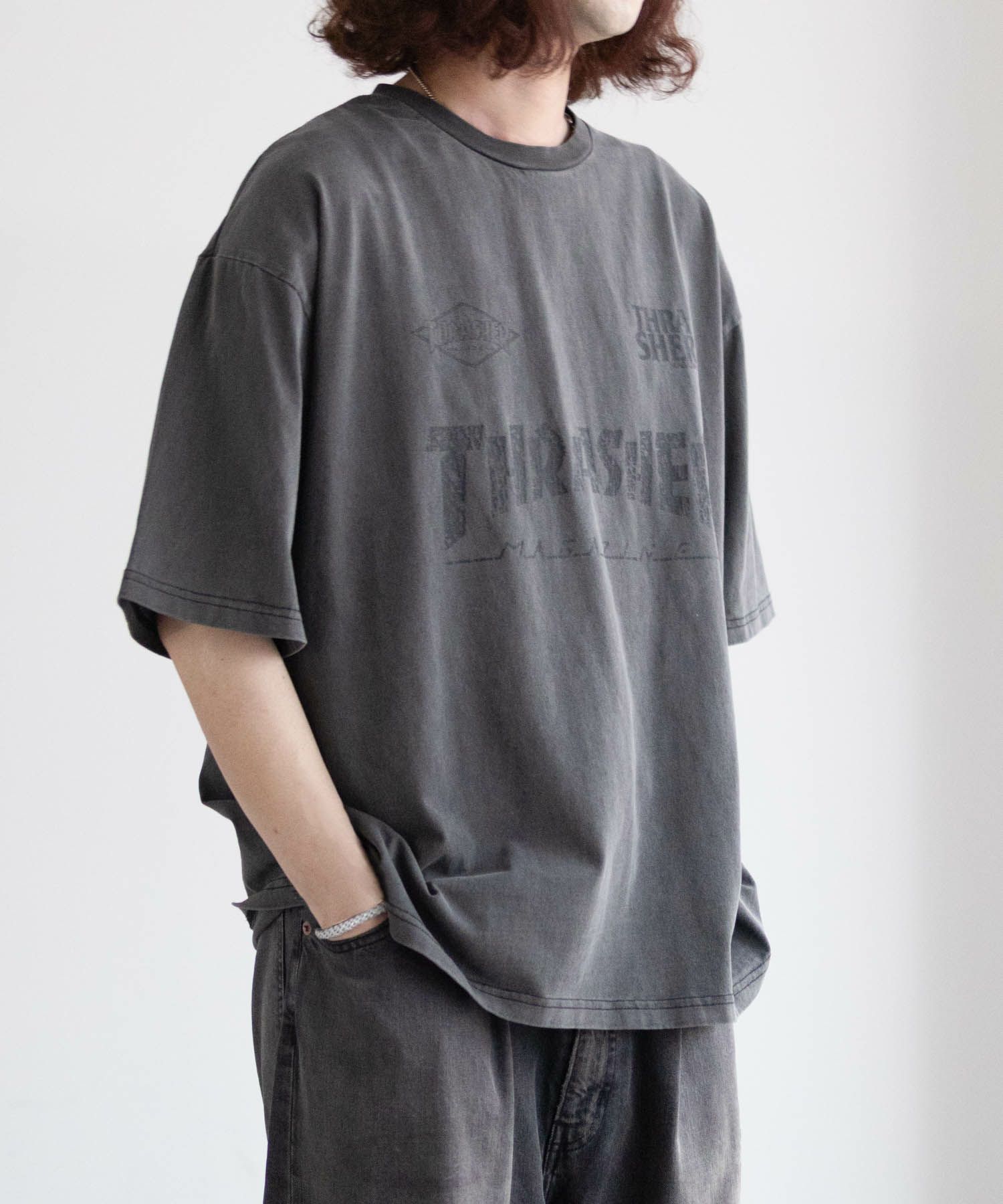 THRASHER ゲームロゴ半袖Tシャツ メンズ ネコポス 対応商品