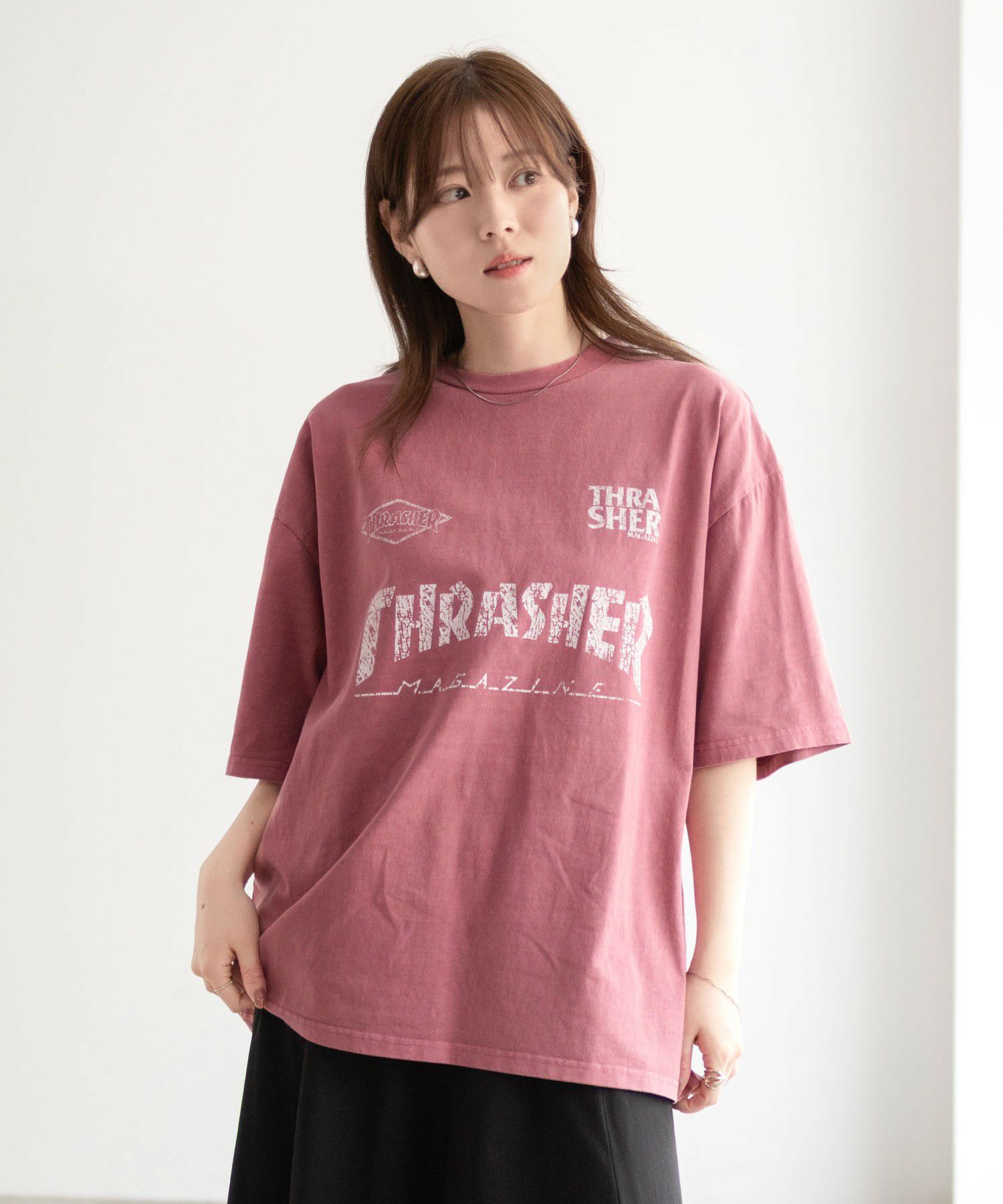 THRASHER ゲームロゴ半袖Tシャツ メンズ ネコポス 対応商品