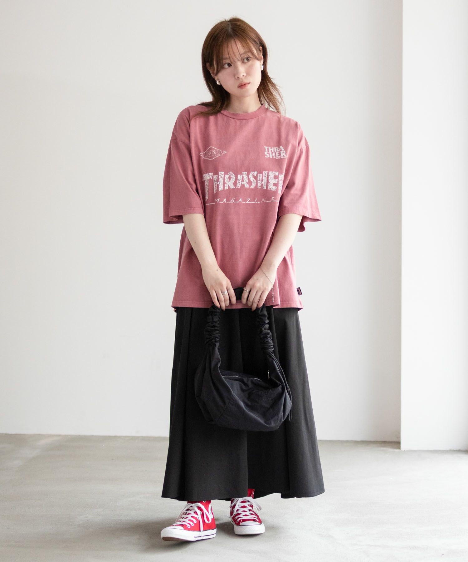 THRASHER ゲームロゴ半袖Tシャツ メンズ ネコポス 対応商品