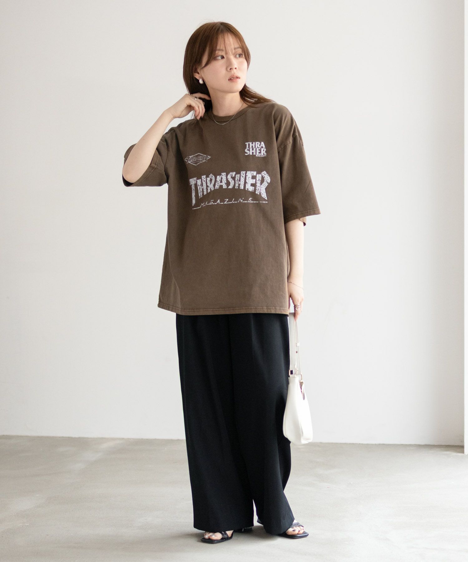 THRASHER ゲームロゴ半袖Tシャツ メンズ ネコポス 対応商品