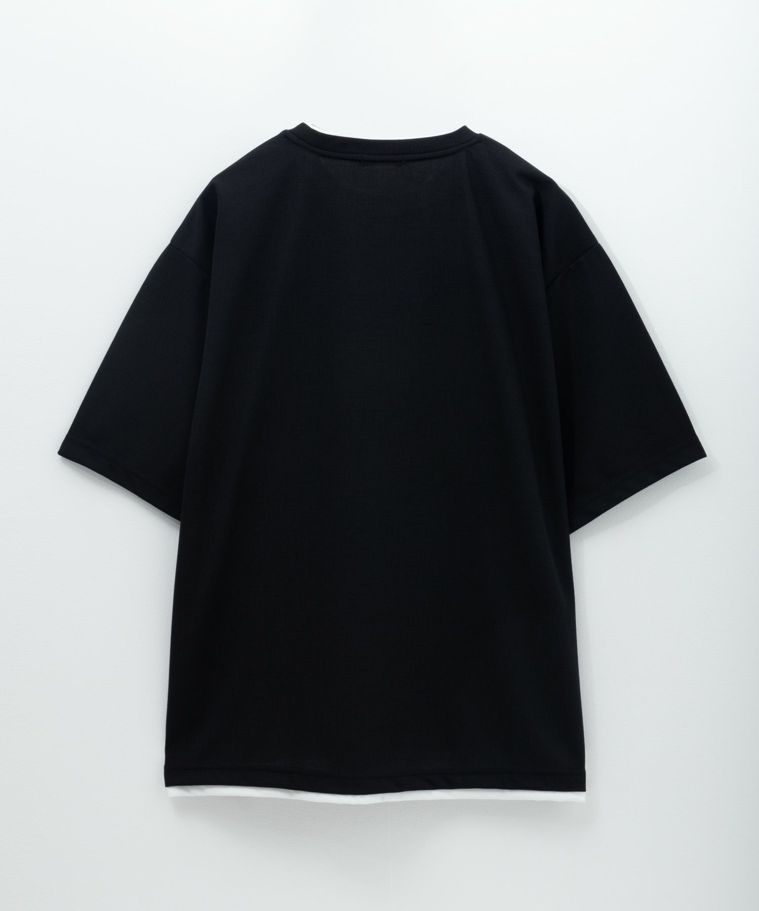 URBAN COLLECTION  杢調梨地フェイクレイヤードTシャツ メンズ メール便 対応商品商品サムネイル-2