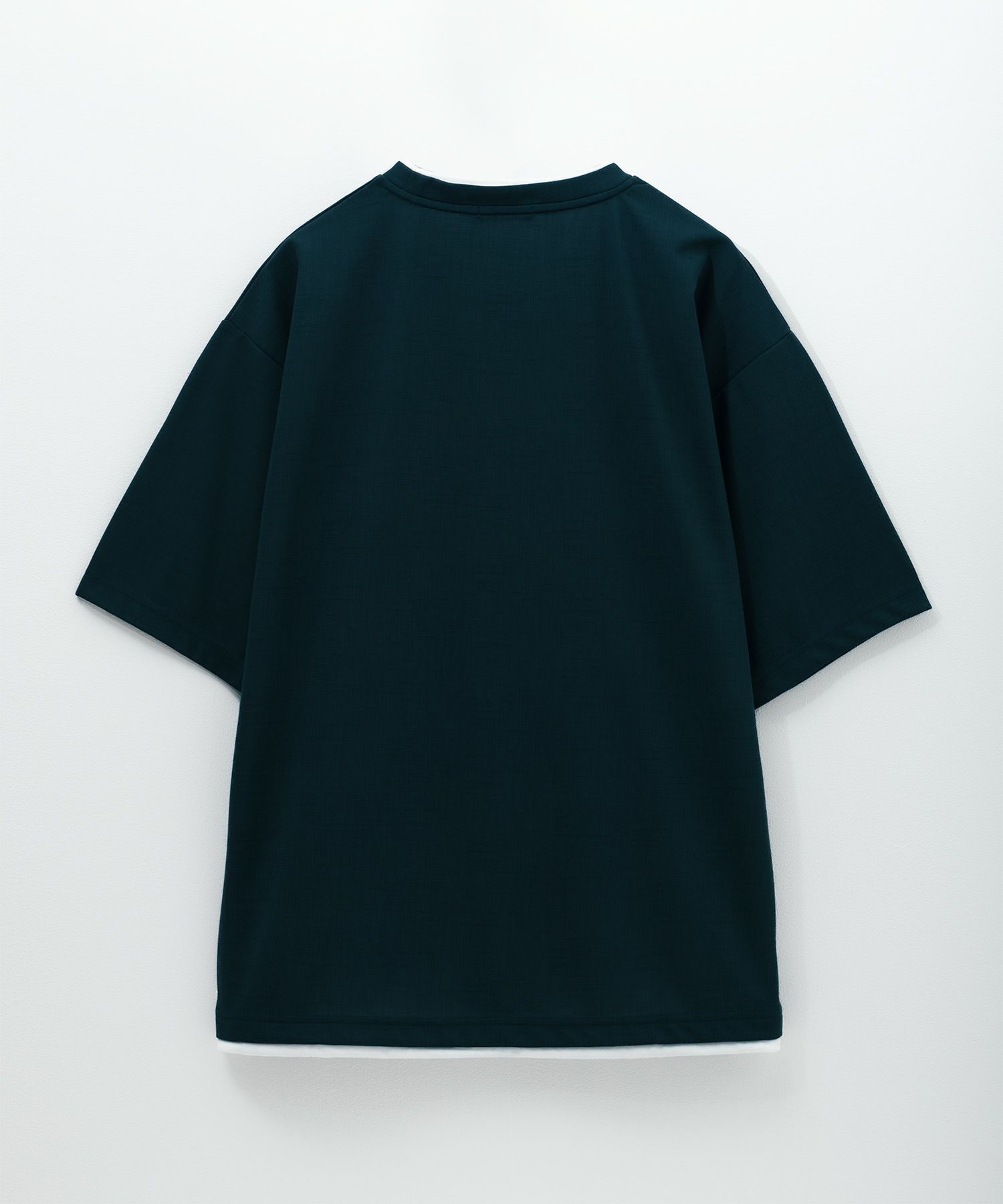 URBAN COLLECTION  杢調梨地フェイクレイヤードTシャツ メンズ メール便 対応商品商品画像-6