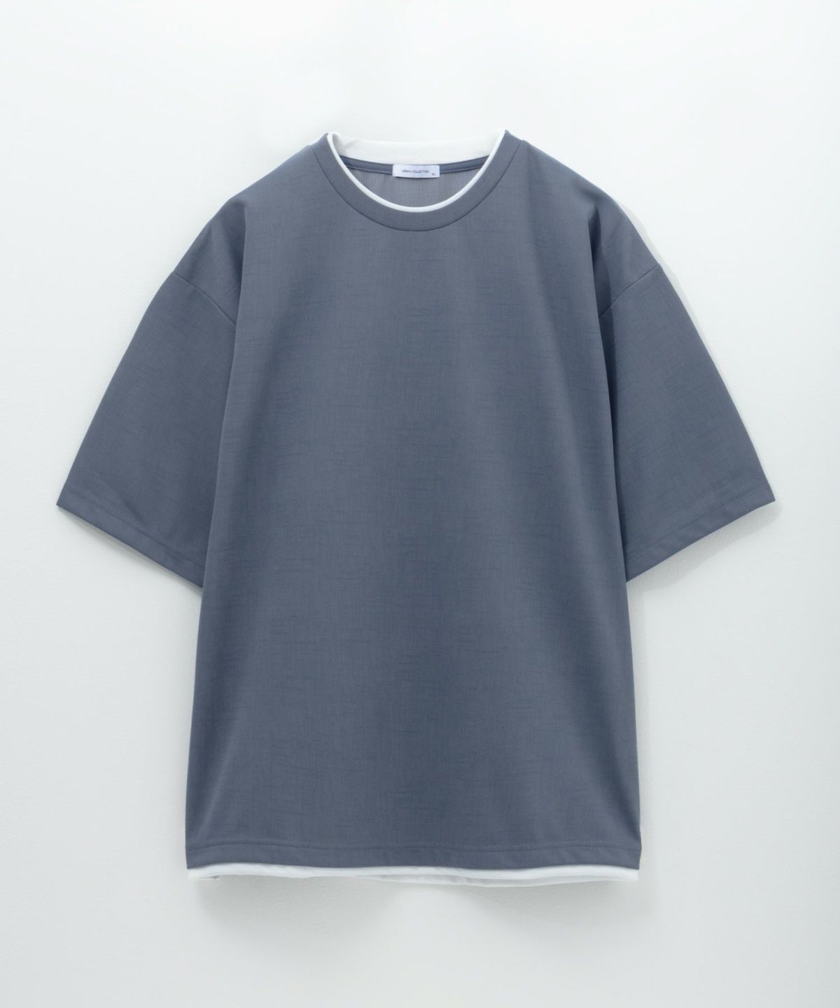 URBAN COLLECTION 杢調梨地フェイクレイヤードTシャツ メンズ ネコポス 対応商品