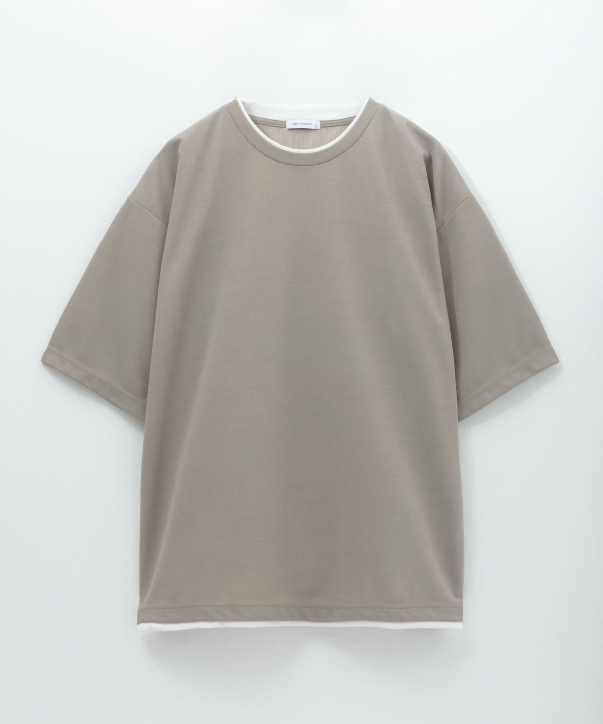 URBAN COLLECTION 杢調梨地フェイクレイヤードTシャツ メンズ ネコポス 対応商品