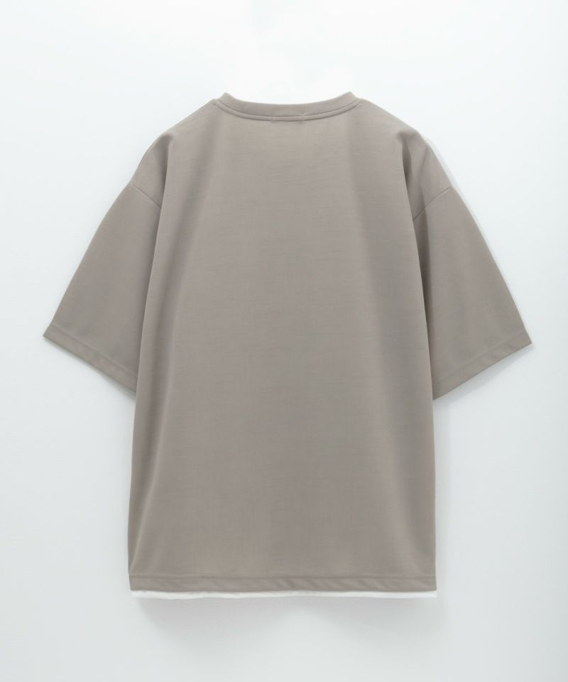 URBAN COLLECTION  杢調梨地フェイクレイヤードTシャツ メンズ メール便 対応商品商品画像-10