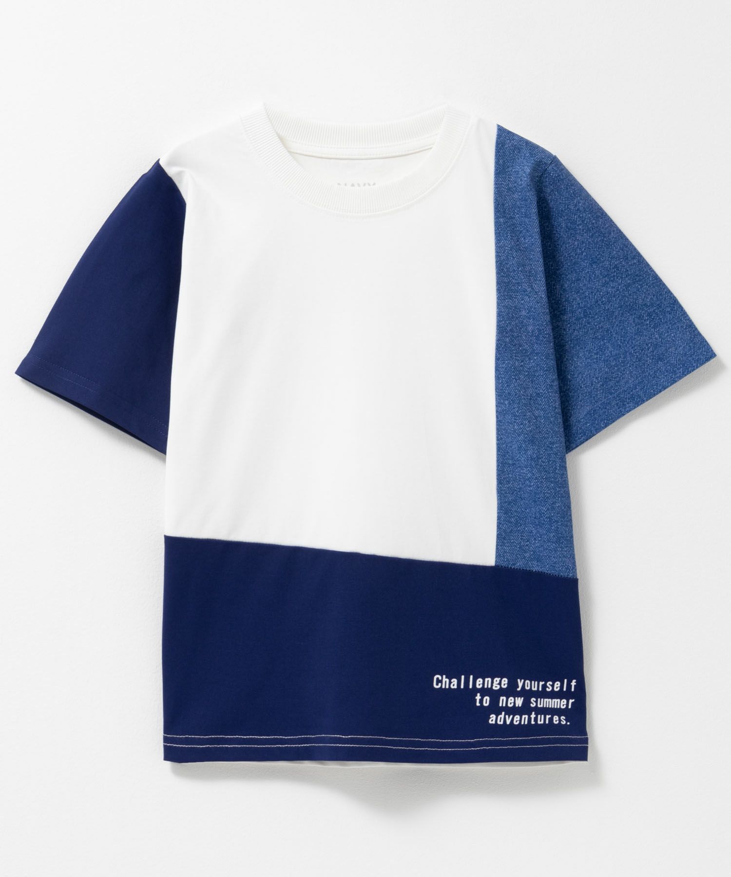 NAVY  切替Tシャツ キッズ メール便 対応商品商品サムネイル-3