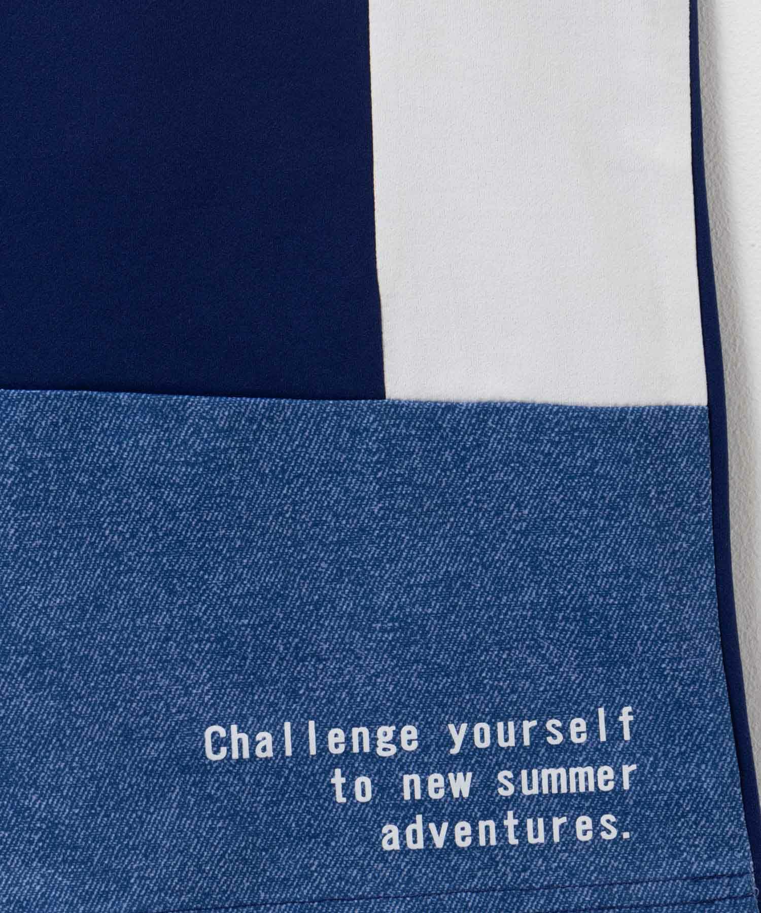 NAVY  切替Tシャツ キッズ メール便 対応商品商品画像-6