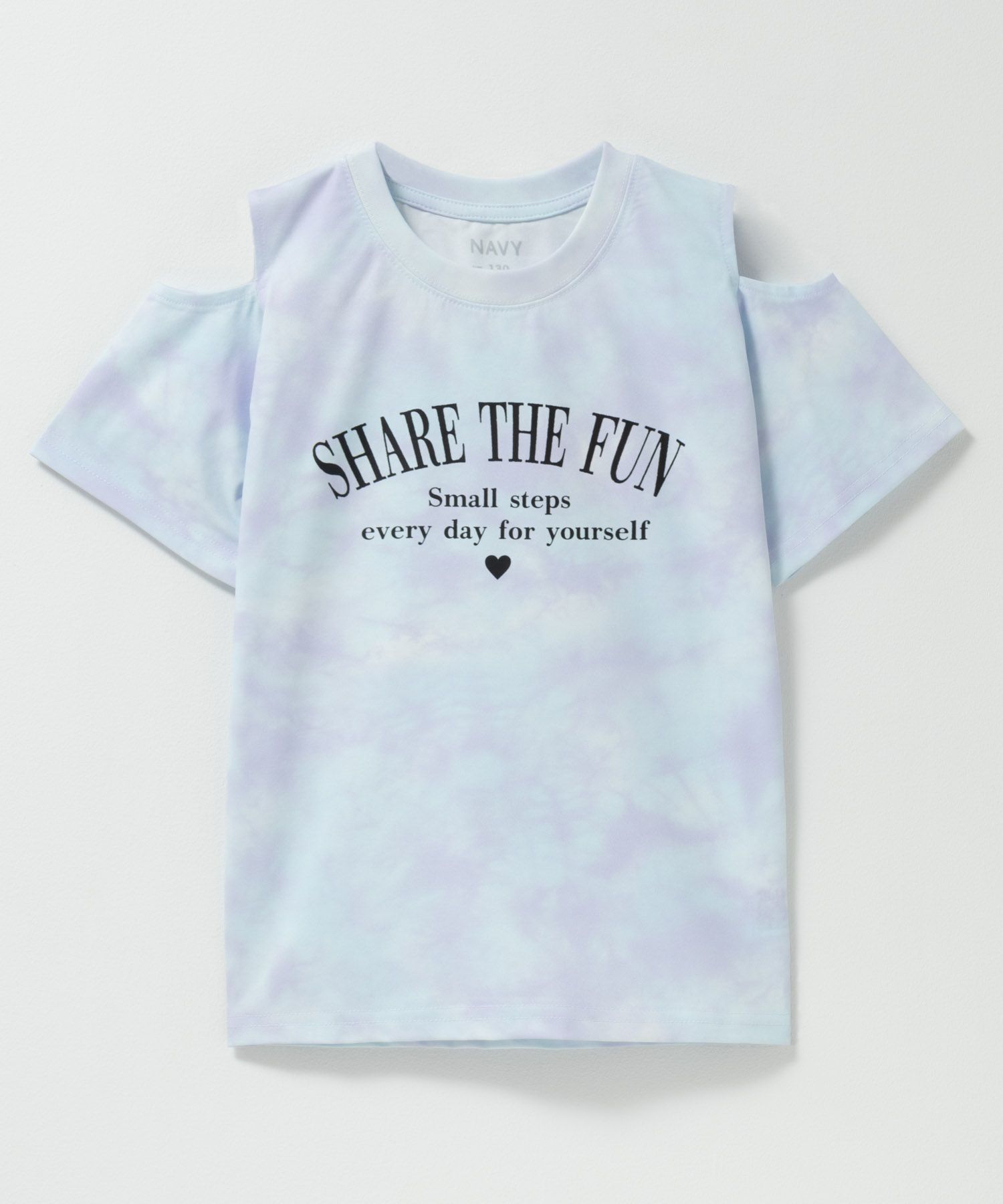 NAVY  肩あきTシャツ キッズ メール便 対応商品商品サムネイル-1